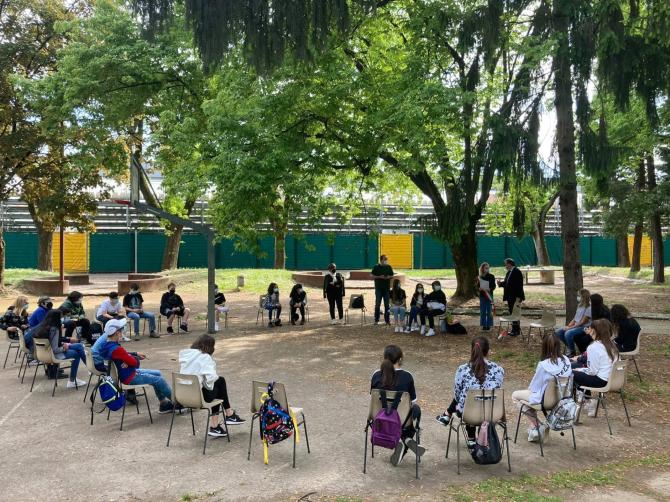 Il sabato pomeriggio animazione in parco Camana