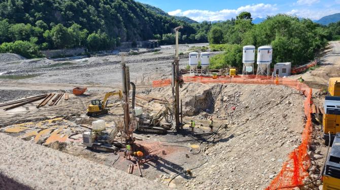 Gattinara Romagnano cantiere ponte