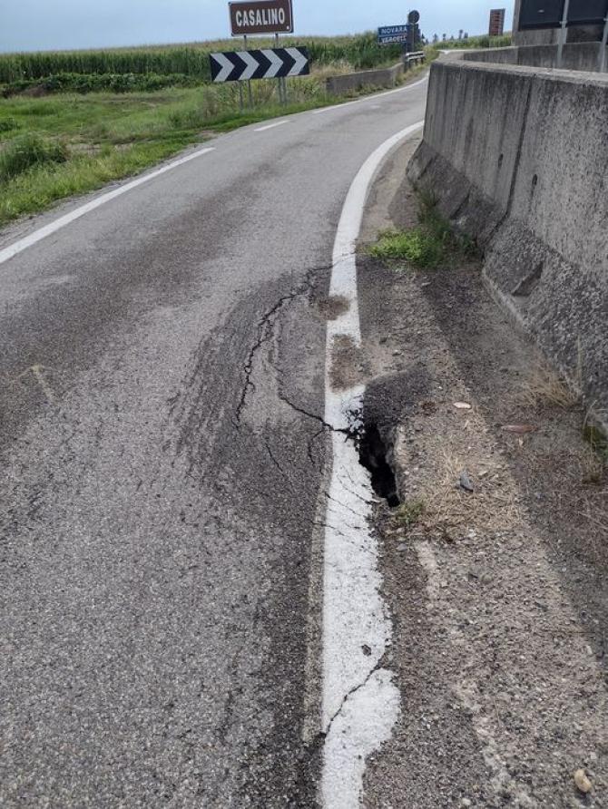 Cedimento strada Sp15