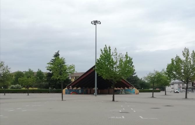 Santhià piazza Zappelloni