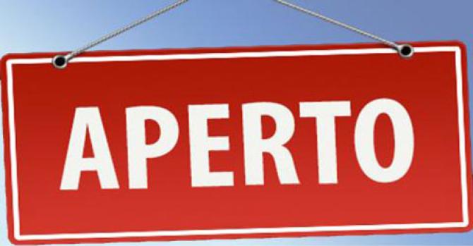 Cartello aperto