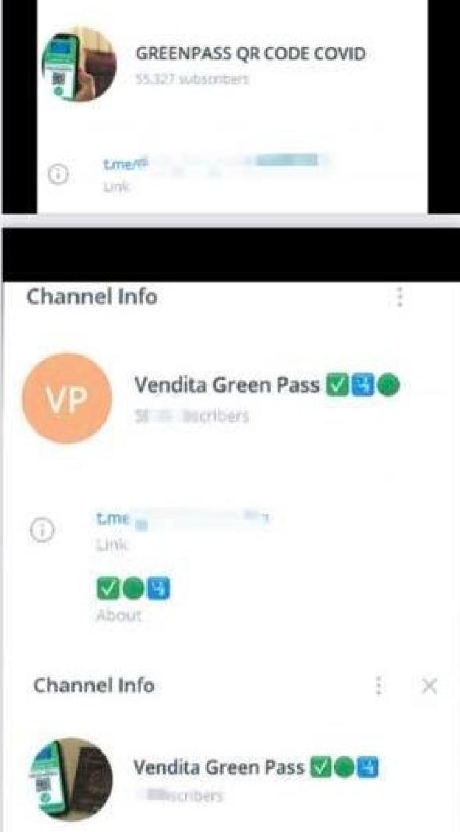 Green pass falsi