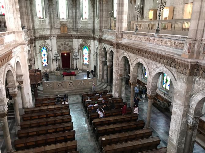 Vercelli interno sinagoga