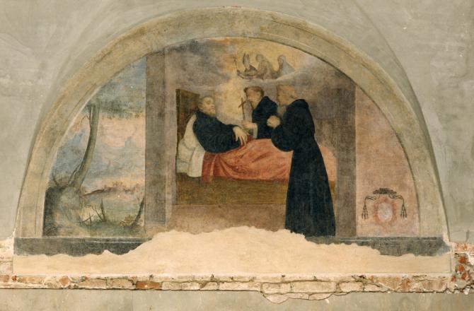 lunetta chiostro del Moncalvo