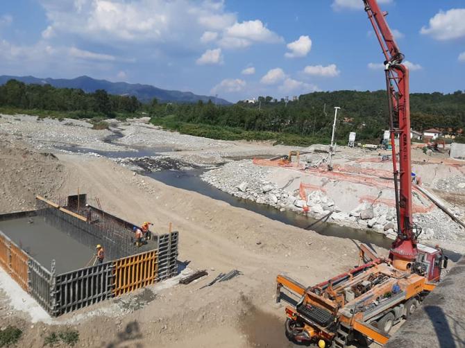 Gattinara cantiere ponte