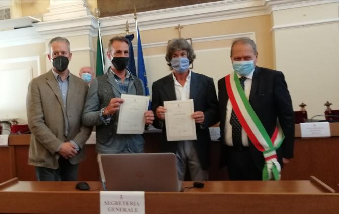 Gian Carlo Locarni, Ivan Foglia, Luigi Biscaldi e Andrea Corsaro