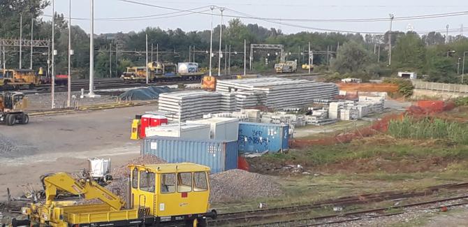 Vercelli cantiere Rfi
