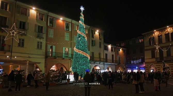 luminarie 2021 piazza Cavour