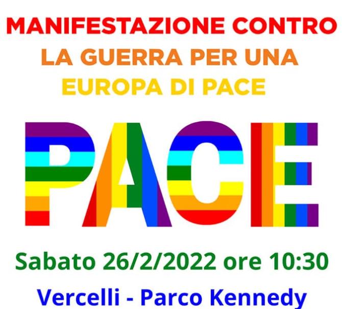 Manifestazione pace Vercelli