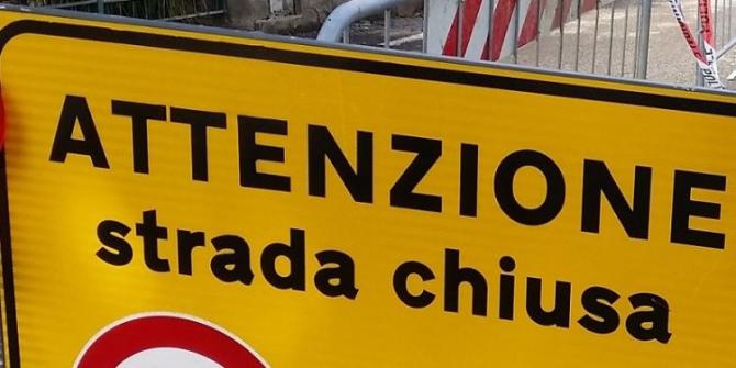 strada chiusa