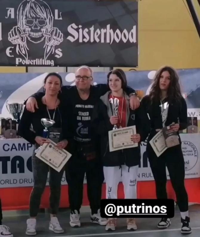 Francesca Putrino a mezzo chilogrammo dal record mondiale