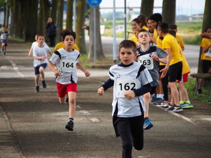 Oltre 70 giovanissimi partecipanti alla mezzofondo città di Vercelli