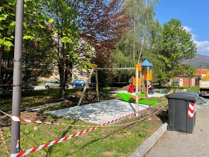 Borgosesia parco viale Varallo