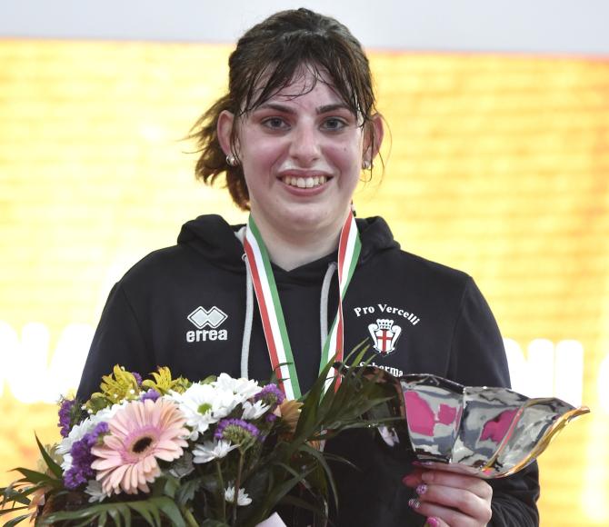 Marzia Cena d'argento ai campionati italiani giovani