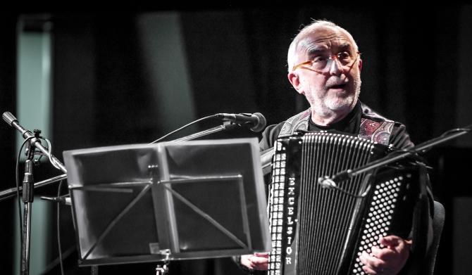 Il fisarmonicista Gianni Coscia