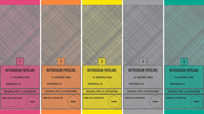 Referendum 12 giugno 2022