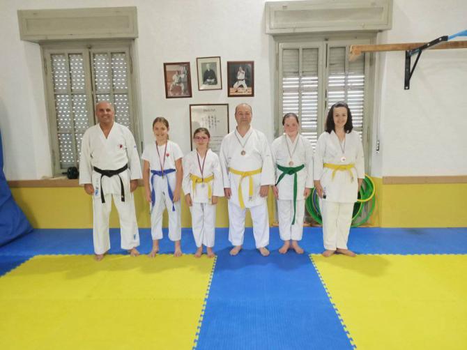 Dojo Karate: quattro bronzi conquistati a Fubine