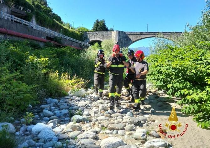 VVFF a Borgosesia Ponte Agnona