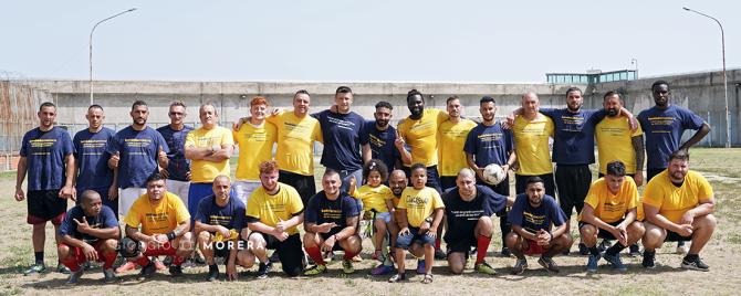 casa circondariale Vercelli: la partita con papà 2022