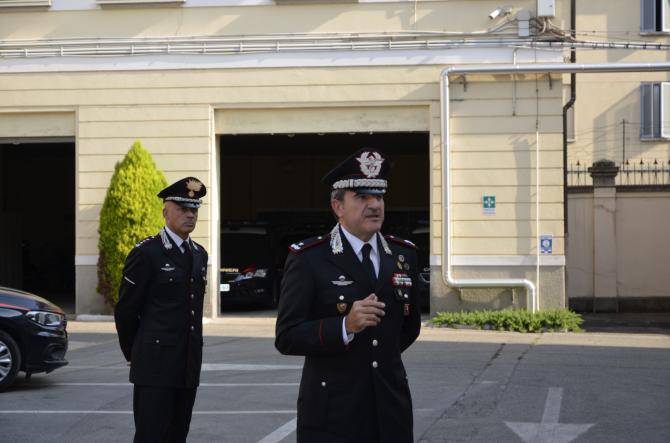 Il generale Antonio Di Stasio alla caserma “Gunu Gadu”
