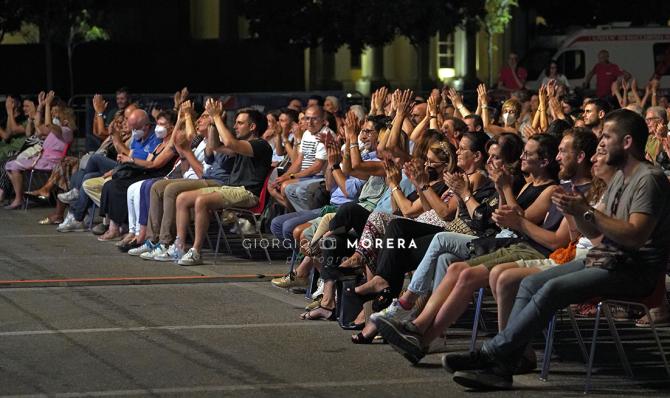Musa spettacolo Nino Frassica, pubblico