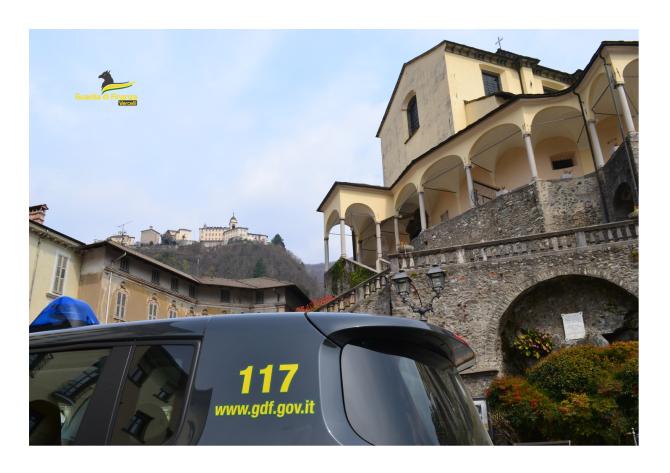 Guardia di finanza a Varallo