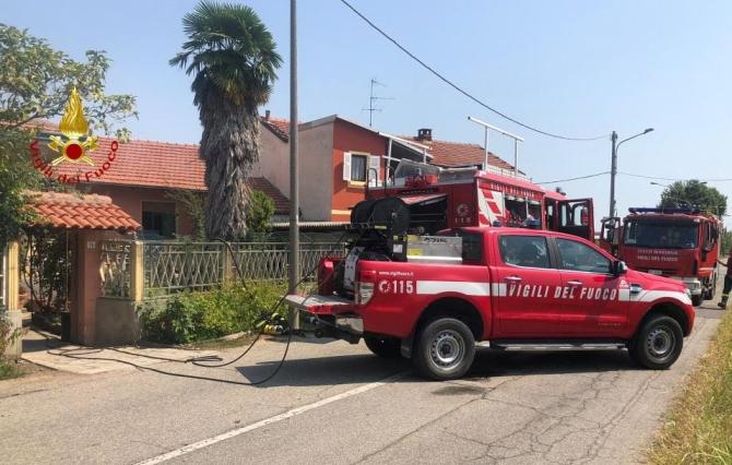Livorno Ferraris vigili del fuoco
