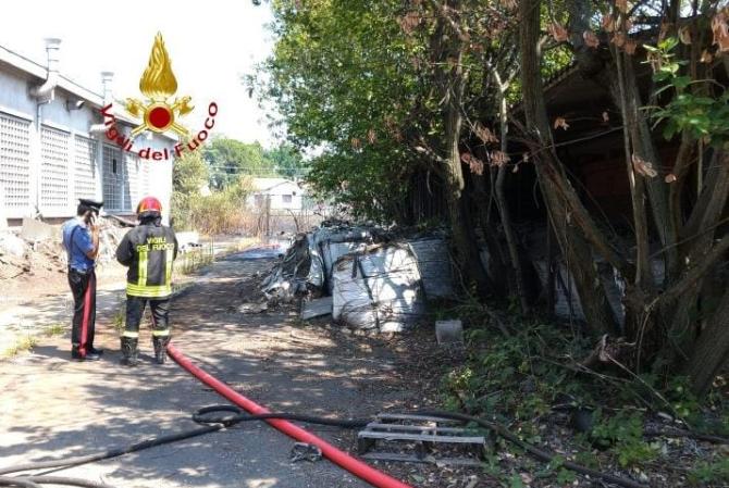 Cigliano vigili del fuoco
