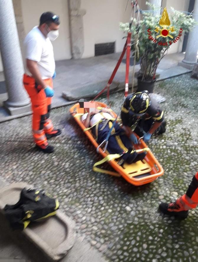 Soccorso anziano  a Varallo