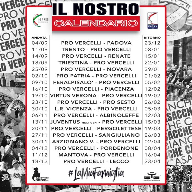 calendario serie C
