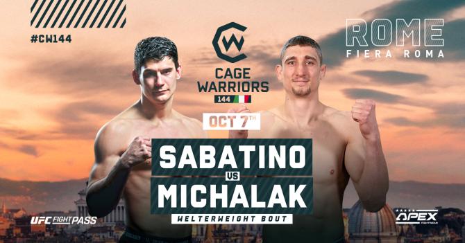Cage warriors Sabatino
