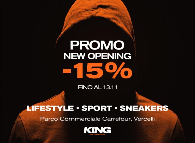 Vercelli: il 3 novembre apre King