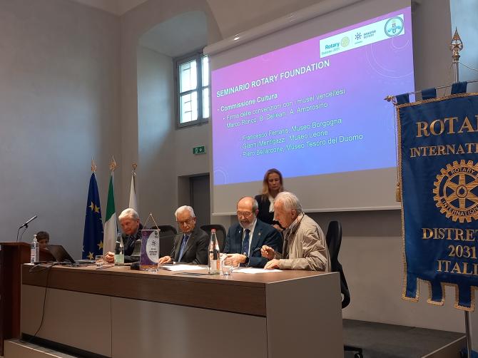 Rotary Distretto 2031: firmate le convenzioni con i musei vercellesi