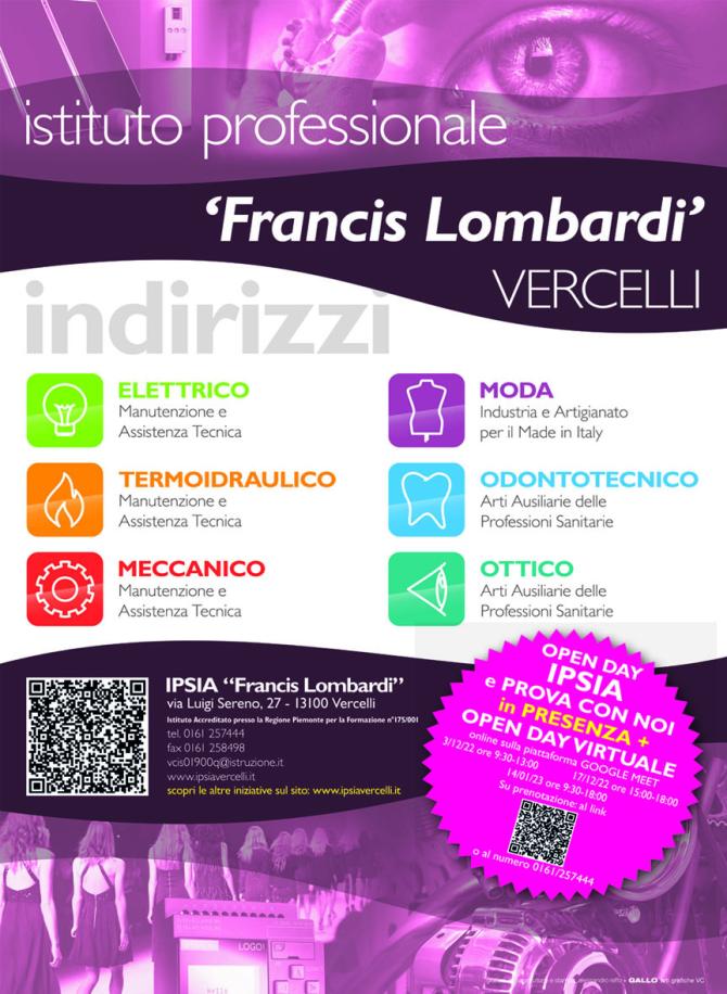 Vercelli: open day all'Ipsia