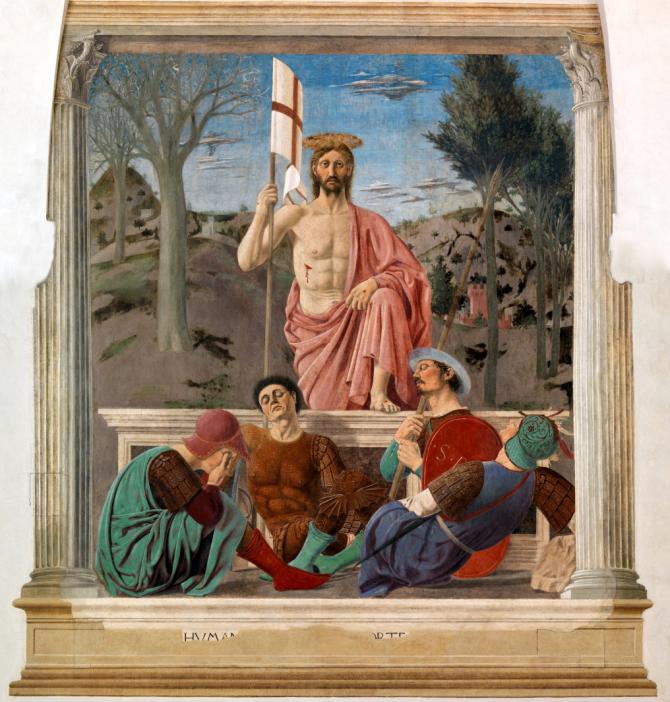 La resurrezione di Piero della Francesca