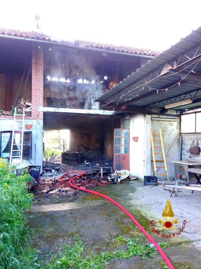 Incendio Borgo d'Ale