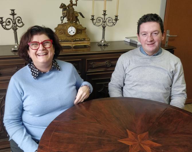 Maria Grazia Cianci e Luca Vannelli