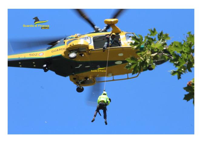 Soccoso alpino guardia di finanza