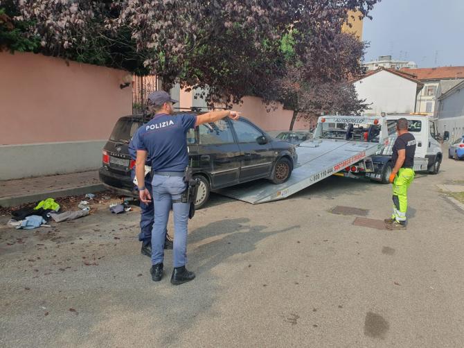 Sequestro veicolo corso Prestinari