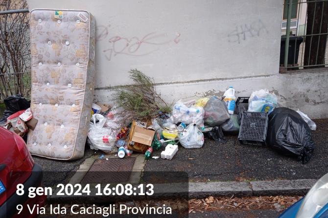 Vercelli abbandono rifiuti
