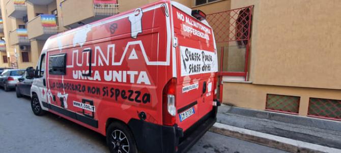 Carovana Flc Cgil (foto Cgil)