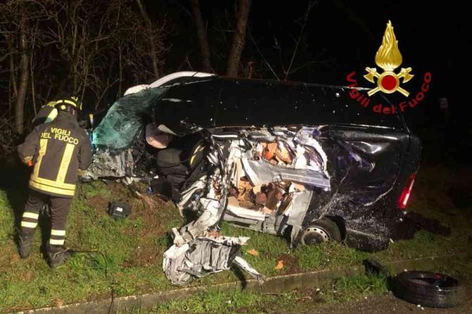 Incidente stradale nel comune di Alice Castello