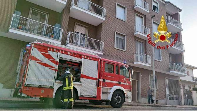 Vercelli: una probabile fuga di gas in via Massaua