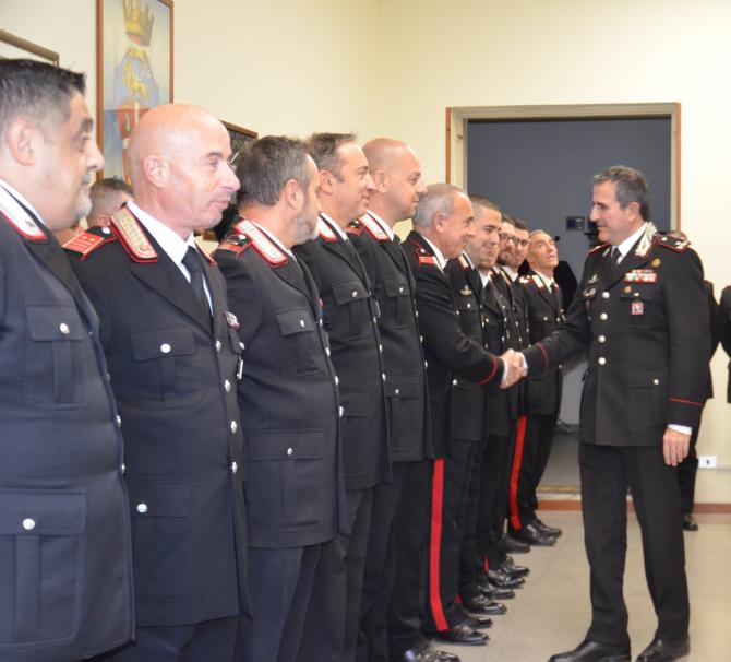 Visita generale Di Stasio carabinieri