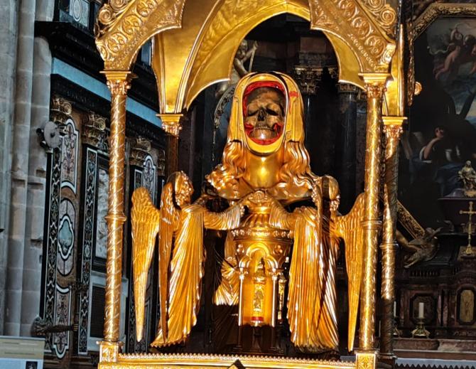 Il teschio di S. Maria Maddalena