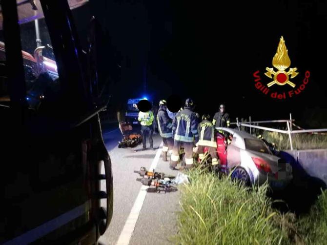 Cascine Stra/San Germano: incidente