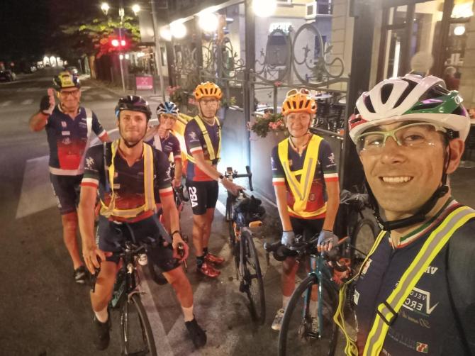 Pedalata sotto le stelle per il VeloClub Vercelli