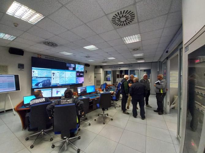 Sala operativa Protezione civile