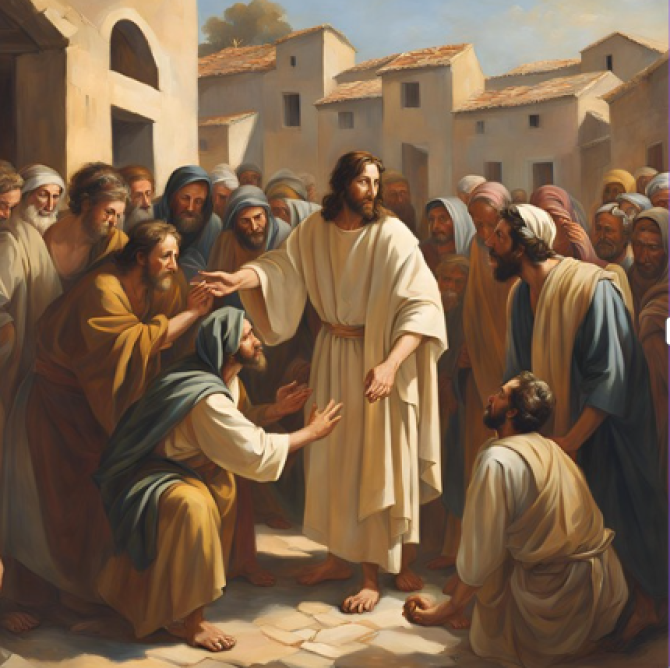 Gesù e la folla