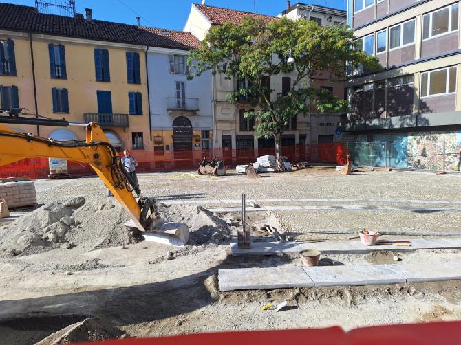 Piazza Municipio Vercelli